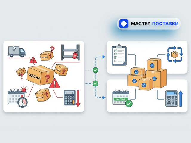 Топ-5 ошибок при создании поставки на Ozon и как их избежать
